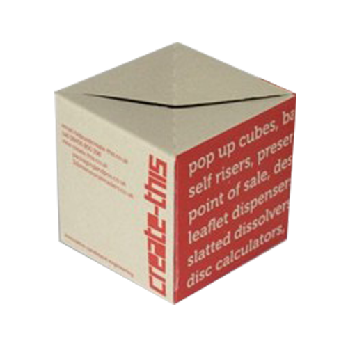 Pop up Cube Cardboard Engineering